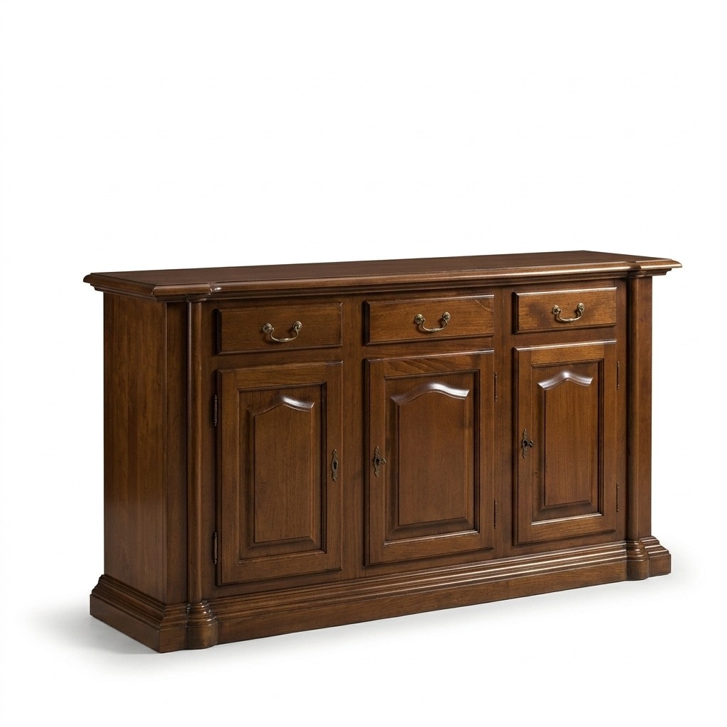 Kommode Anrichte Sideboard Braun Massiv Holz Schrank Möbel Kommoden Sideboards