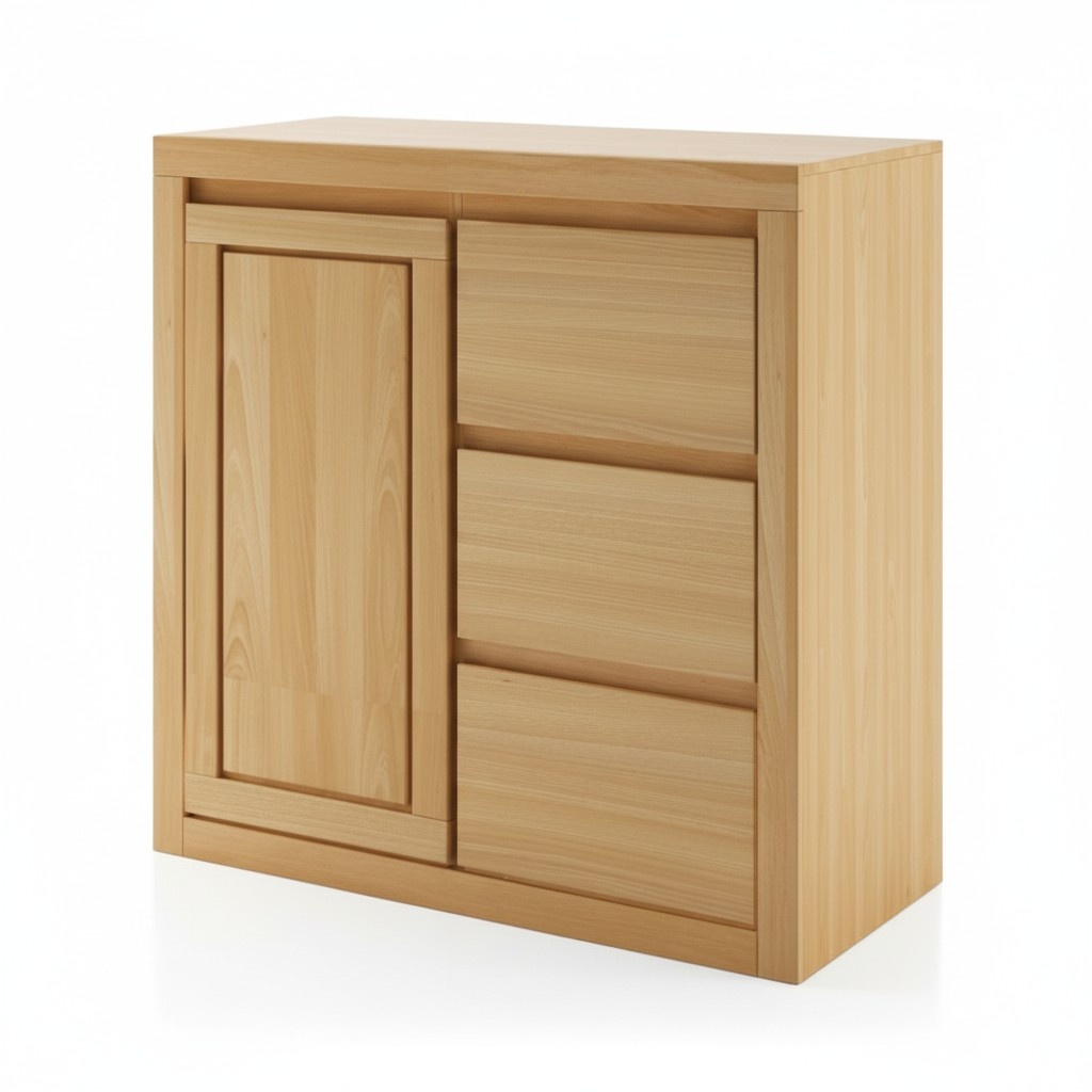 Kommode Design Lowboard Sideboard Anrichte Schrank Echtes Holz Buffet Kommoden