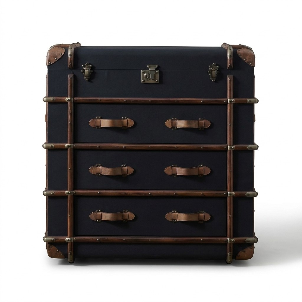 Kommode im Koffer Stil – Vintage Design, Stauraum & Retro Flair