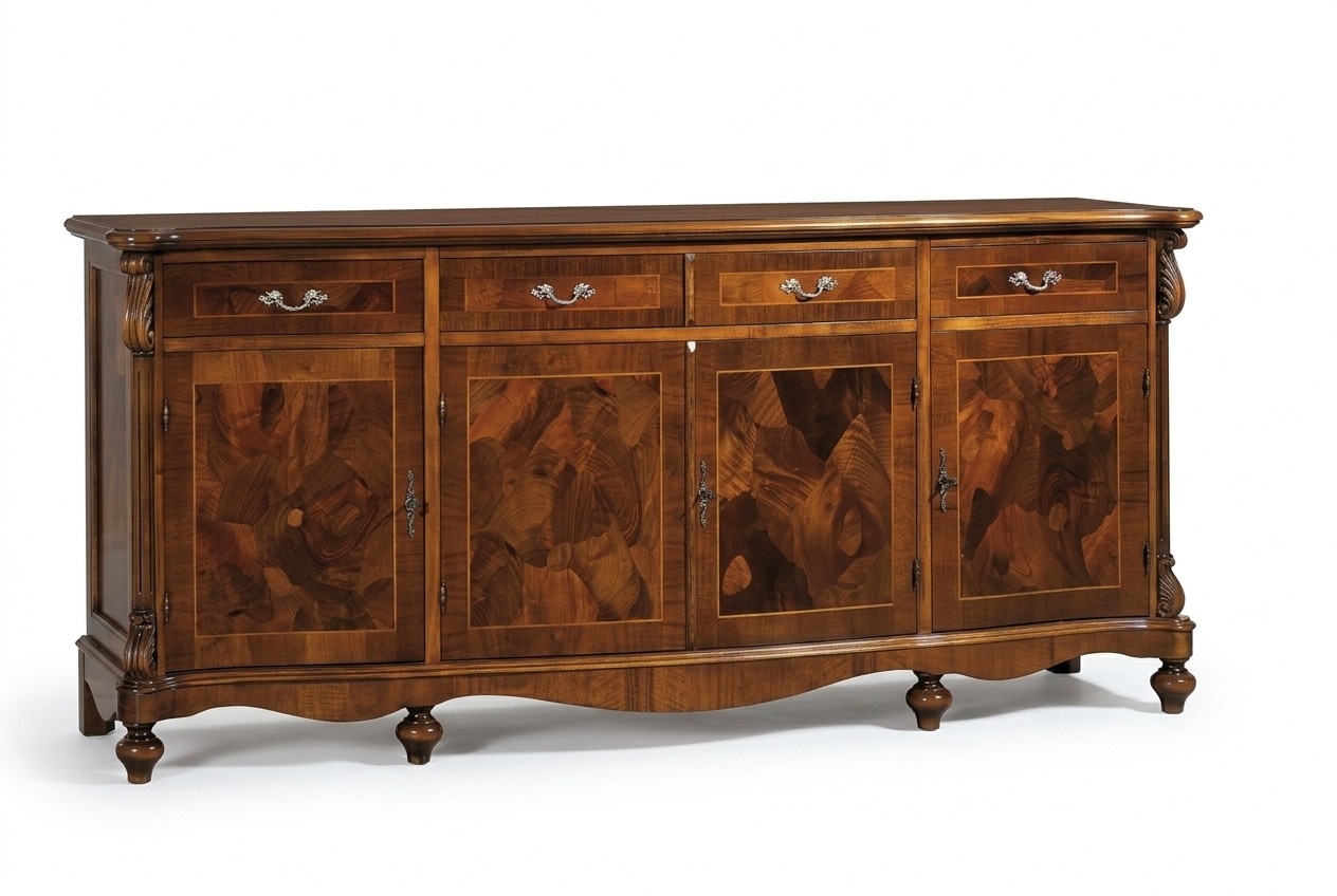 Kommode Klassischer Schrank Massivholz Möbel Italienische Einrichtung Sideboard