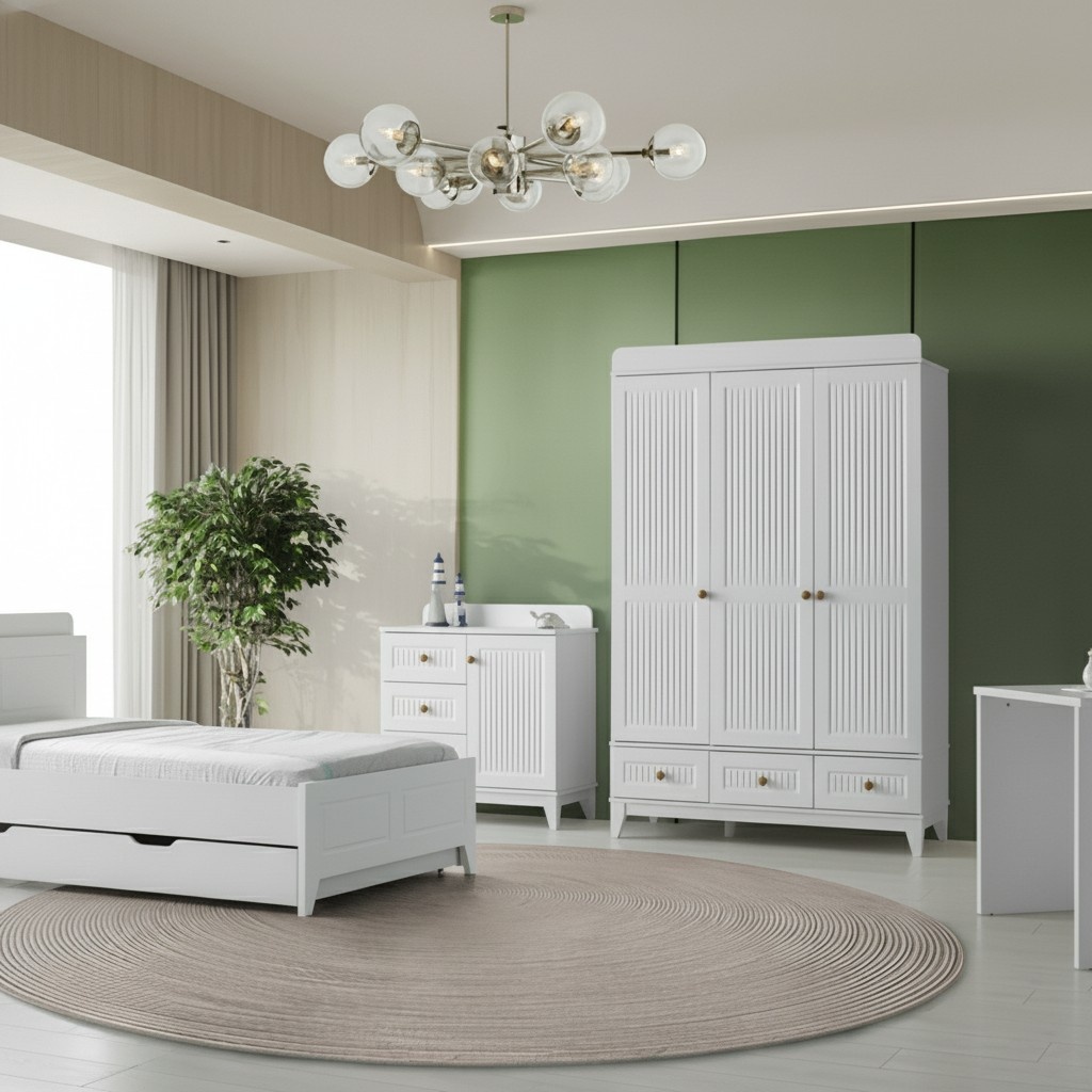 Kommode Kleiderschrank Modernes Design Kinderzimmer Wohnräume Stilvolle Möbel