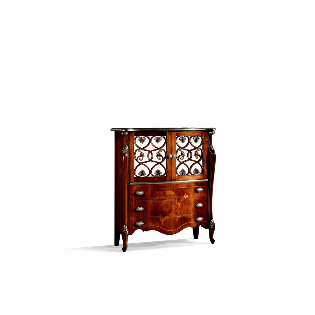 Italienische Stil Möbel Holz Kommode Konsolen Schrank Sideboard Schränke Regal Neu