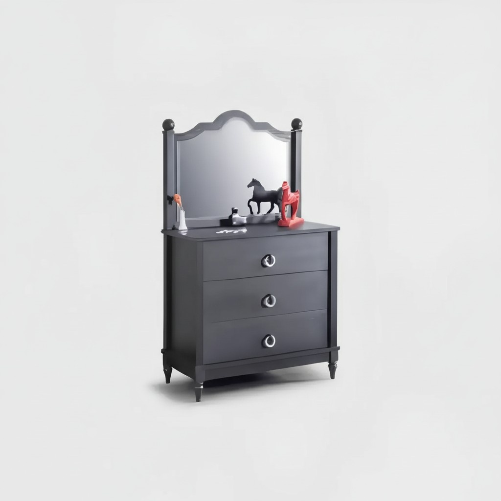 kommode mit spiegel modern schwarz mit schubladen kommode mit schlafzimmer