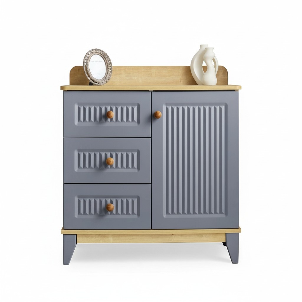 Kommode Modernes Design Schubladen Stauraum Stilvolles Möbel Kinderzimmer