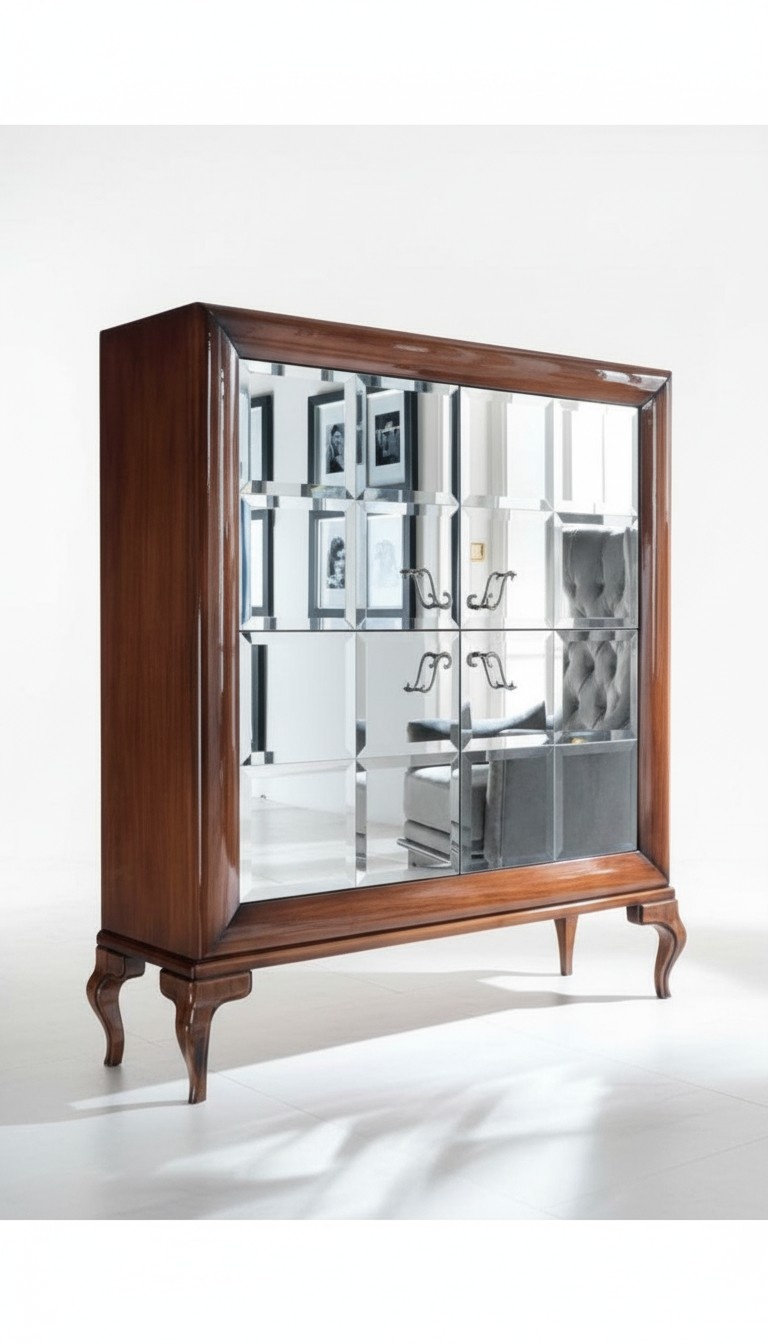 Kommode Schränke Kommoden Holz Luxus Sideboard Wohnzimmer Möbel Braun