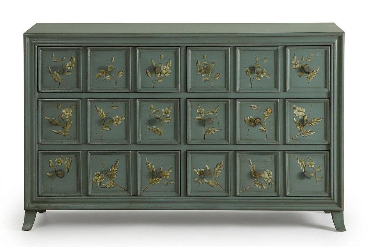 Kommode Sideboard Kommoden Sideboards 18 Schubladen Apotheken Schrank