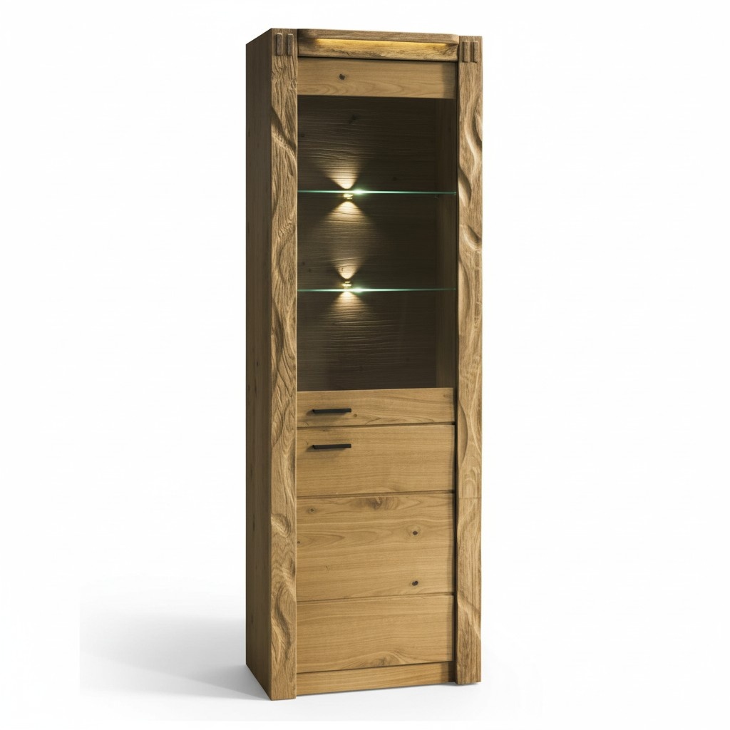 Kommode Vitrine Kommoden Vitrinen Kommodenschrank Glas Designer Schrank Holz Neu