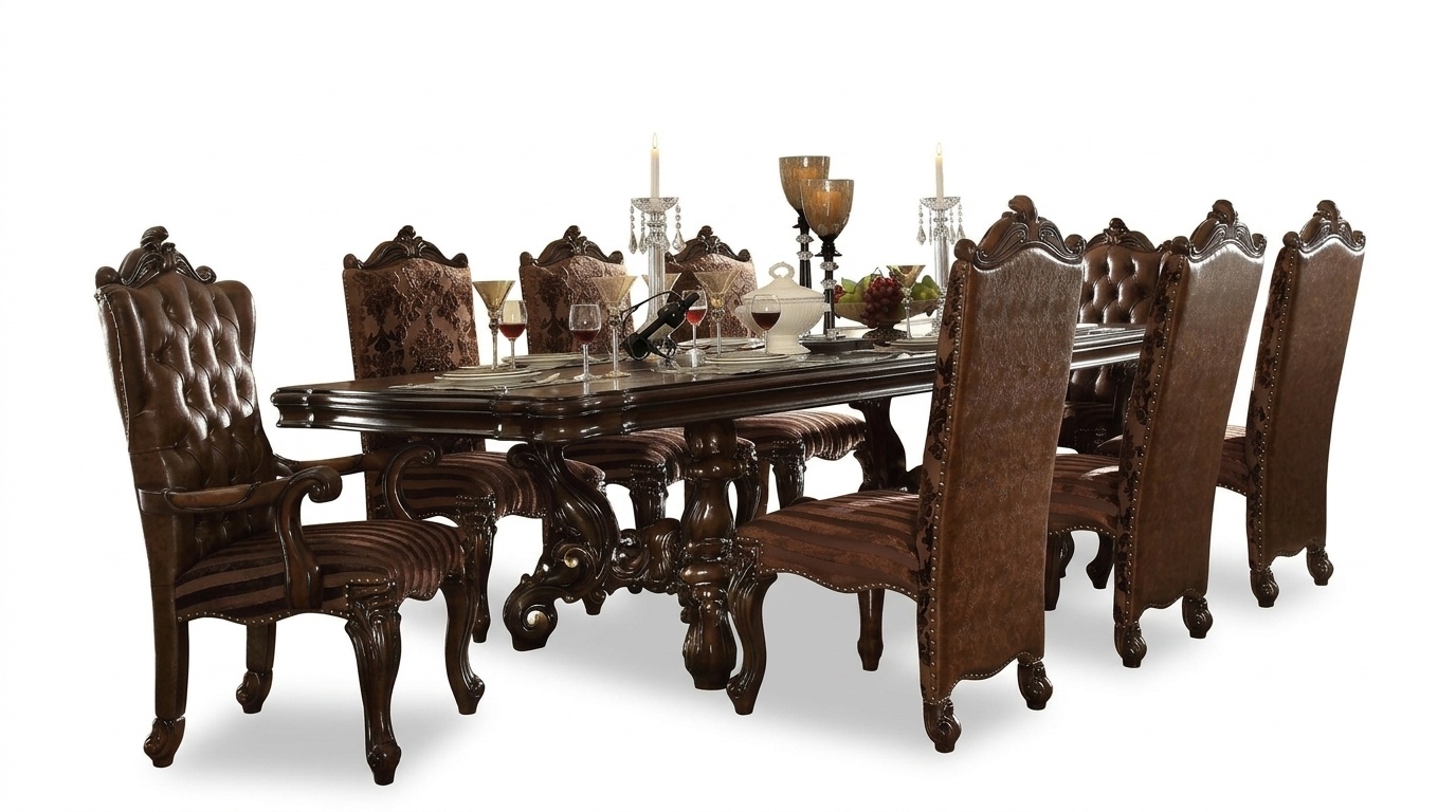 Komplett Esszimmer Tisch Kommode Spiegel 8x Stühle Set Garnitur Gruppe 11tlg neu