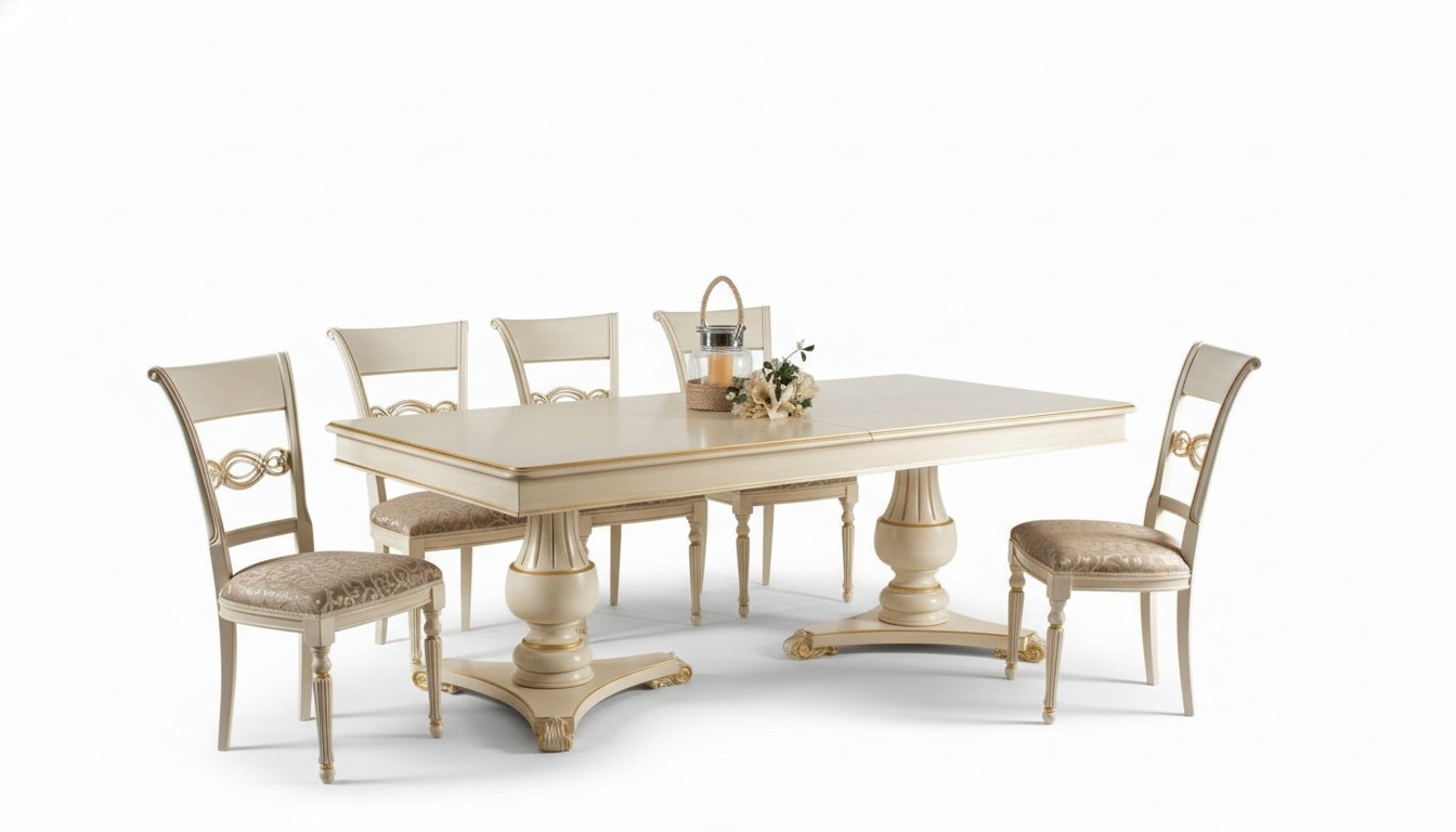 Komplett Set Esstisch 6 Stühle Esszimmer Set Ess Gruppe Holz Tisch Tische 7tlg; Neu.