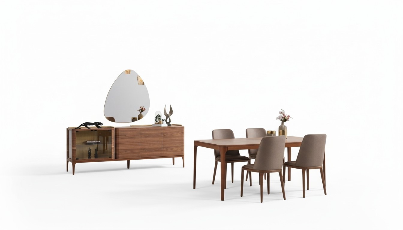 Komplette Esszimmer Essgruppe Essecke Esstisch Stühle 9tlg Holz Braun