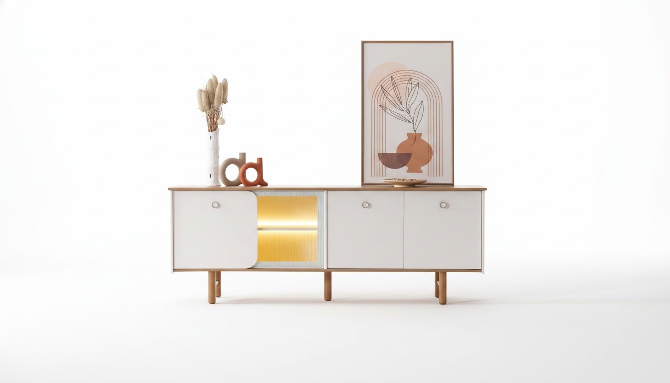 Konsole im modernen Stil Atmosphäre von Gemütlichkeit und Geschmack