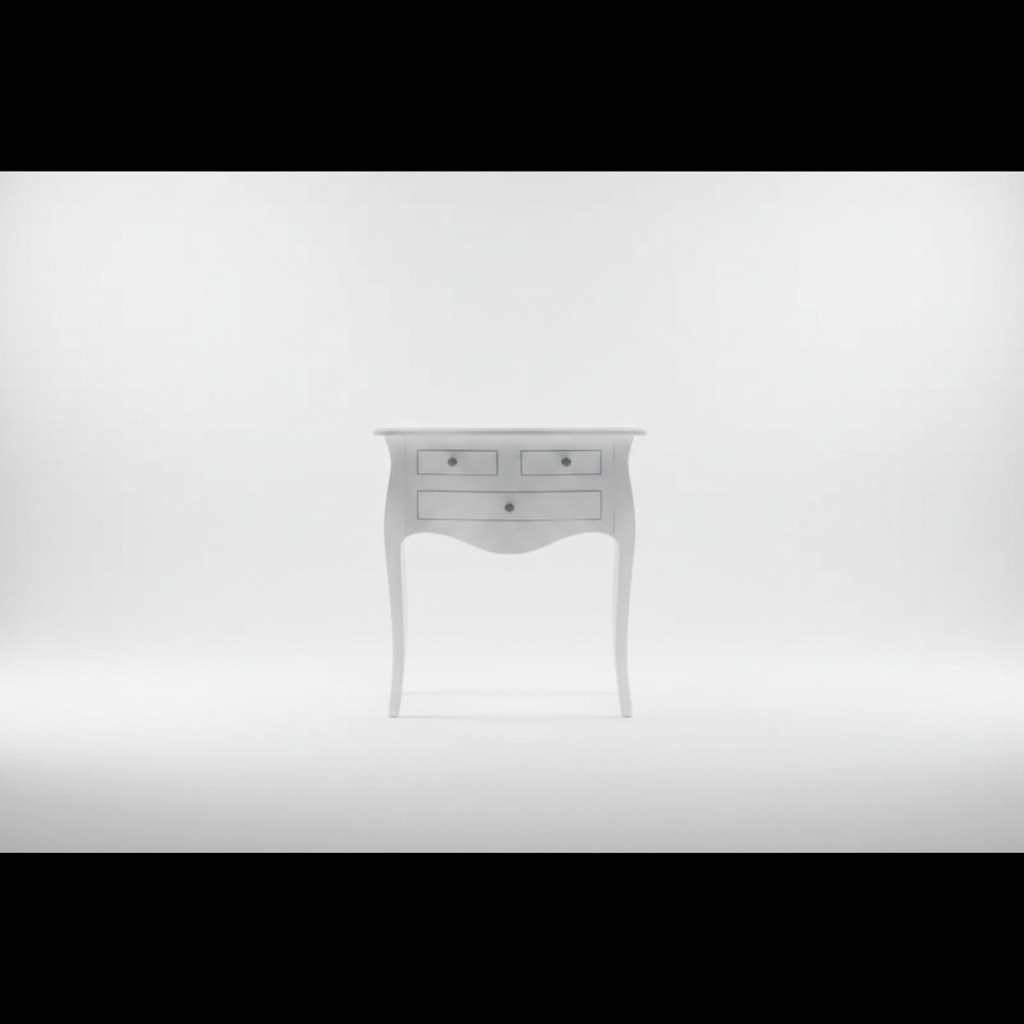 Konsole Klassischer Luxus Italien Design Möbel Holz Weiß Sideboard
