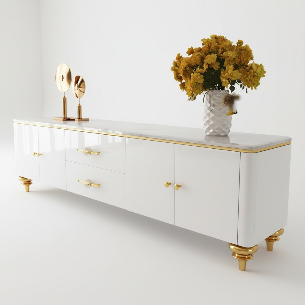 Konsole Kommode Anrichte Wand Tisch Wohnzimmer rtv Konsolentisch Sideboard