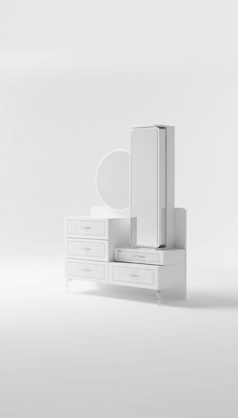 Konsole Kommode Wandtisch Klassische Konsolentisch mit Spiegel