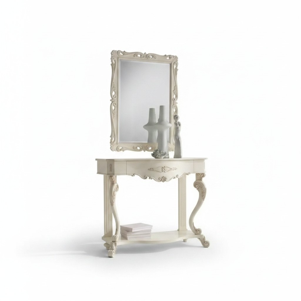 Konsole mit Spiegel Wohnzimmer Design Neu Luxus Möbel Konsole Holz