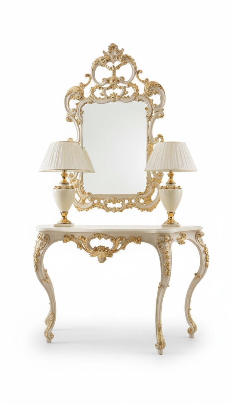 Konsolen Nachttisch Schlafzimmer Beistelltisch Klassisch Design Möbel Holz Neu