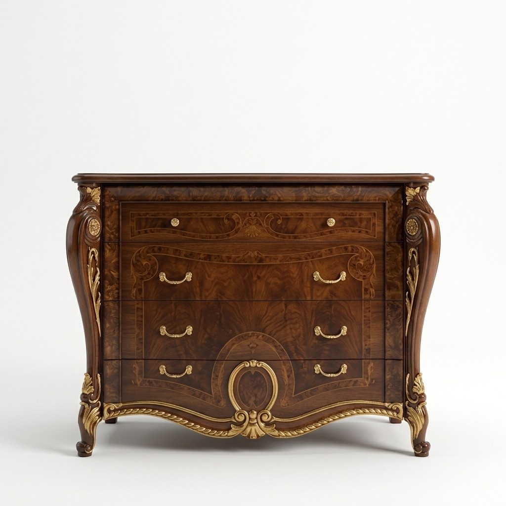 Konsolen Tisch Kommode mit Spiegel Luxus Möbel Set Konsole 2tlg. Made in Italy