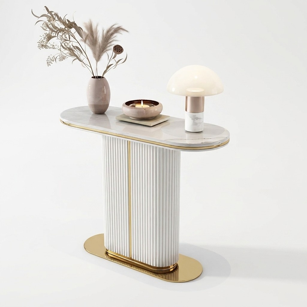 Konsolen Tisch Schminktische Sekräter Modern Stil Schlaf Tische Konsole Luxus
