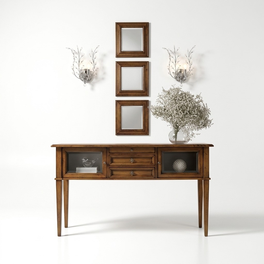 Konsolentisch Design Holz Tisch Konsole Sideboards Luxus Tisch Sideboard