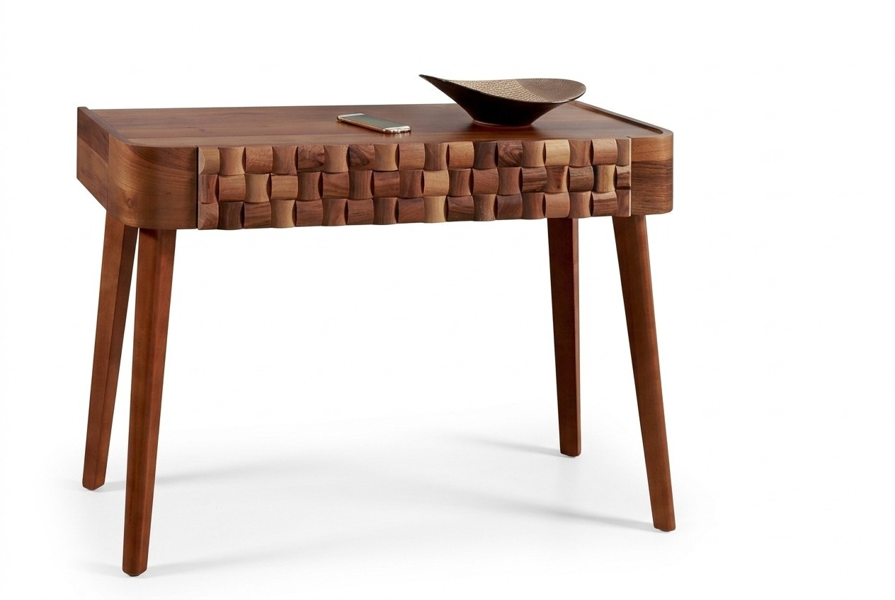 Konsolentisch Möbel Stil Konsole Schmink Tisch Italienischer Stil Braun Kommoden