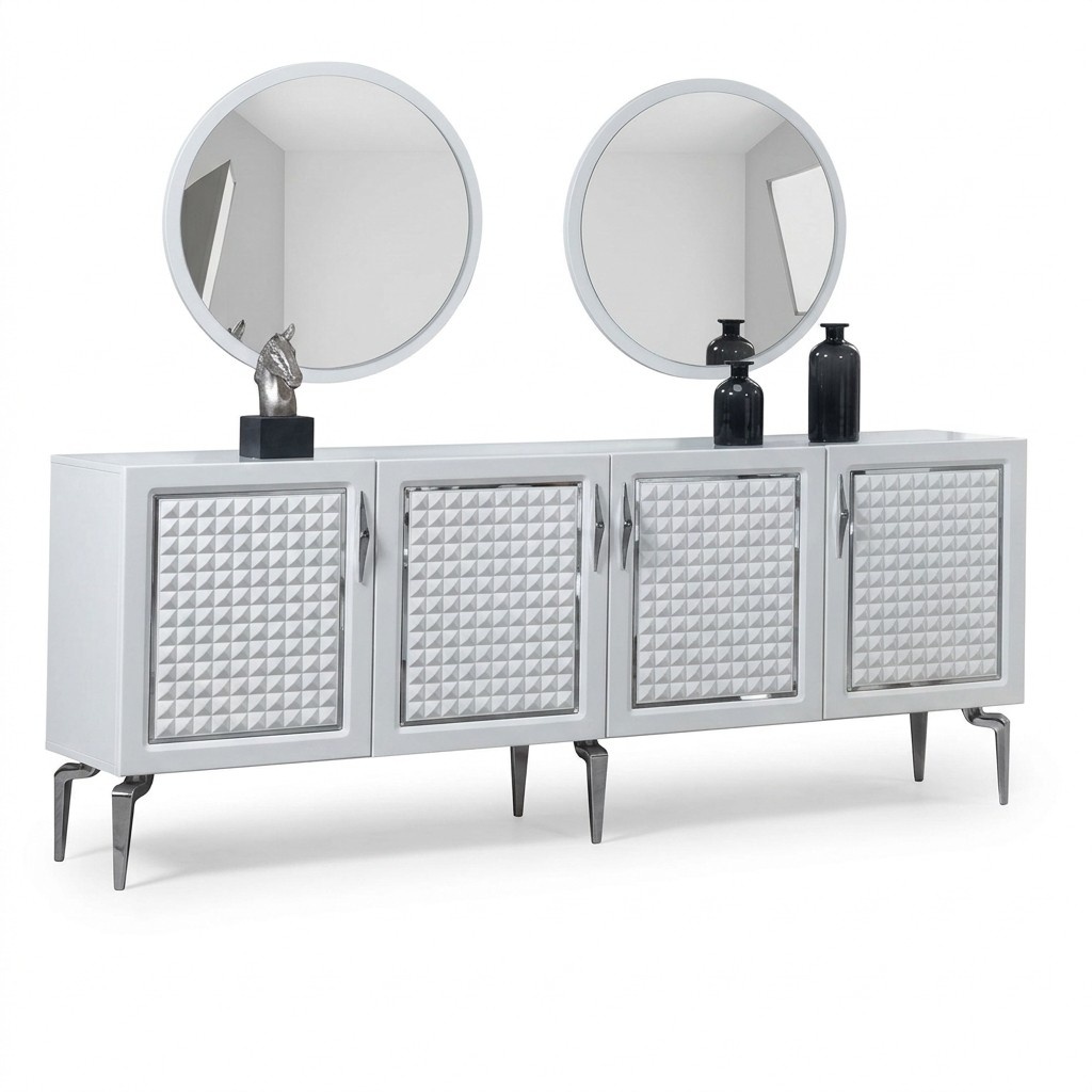 Konsolentisch Spiegel Sideboard Set italienischer Stil xxl Kommoden