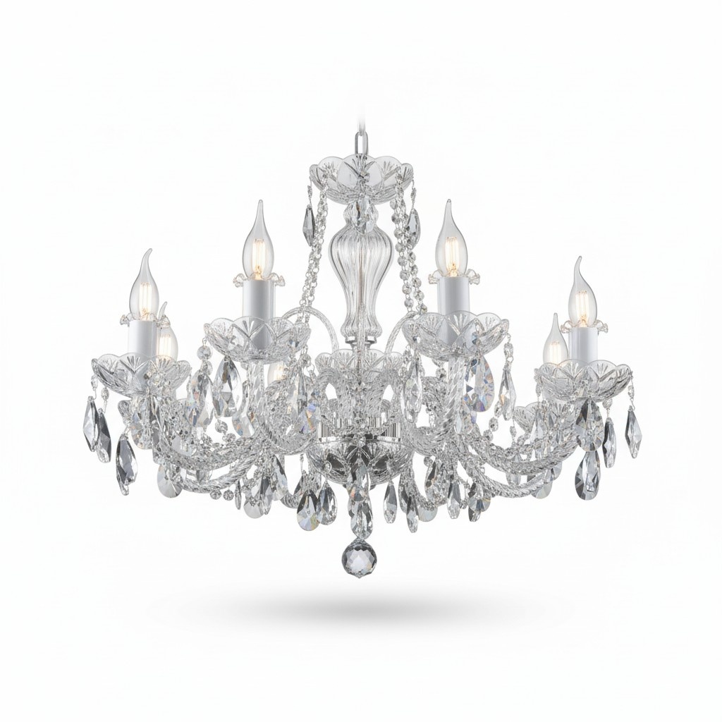 Kron Leuchter Lampe Lampen Kristall Leuchten Beleuchtung Leuchte Decken