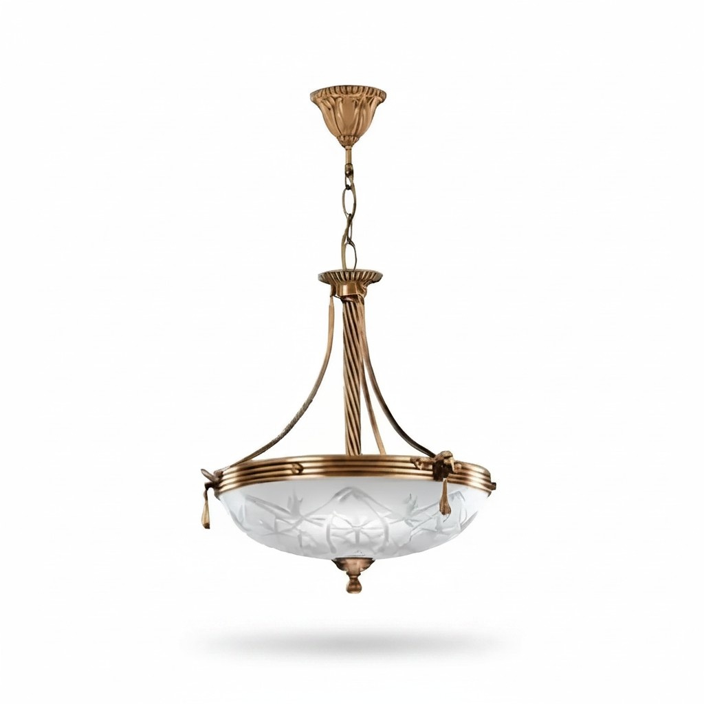 Kronleuchter Deckenlampe Lüster Deckenleuchter Lampe Glas Grau Gold