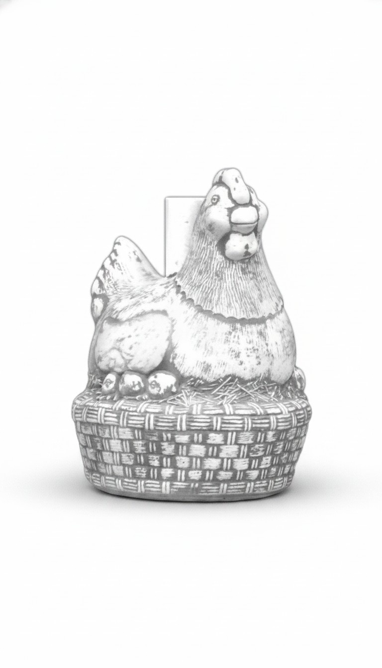 Kücken Huhn Garten Figur Statue Figuren Statuen Skulptur Dekoration Deko