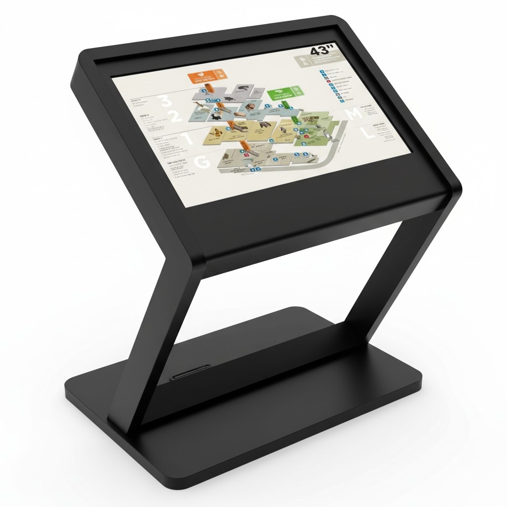 Kunden Informationssystem Kundenstopp POI Display Aufsteller Terminal Kiosk