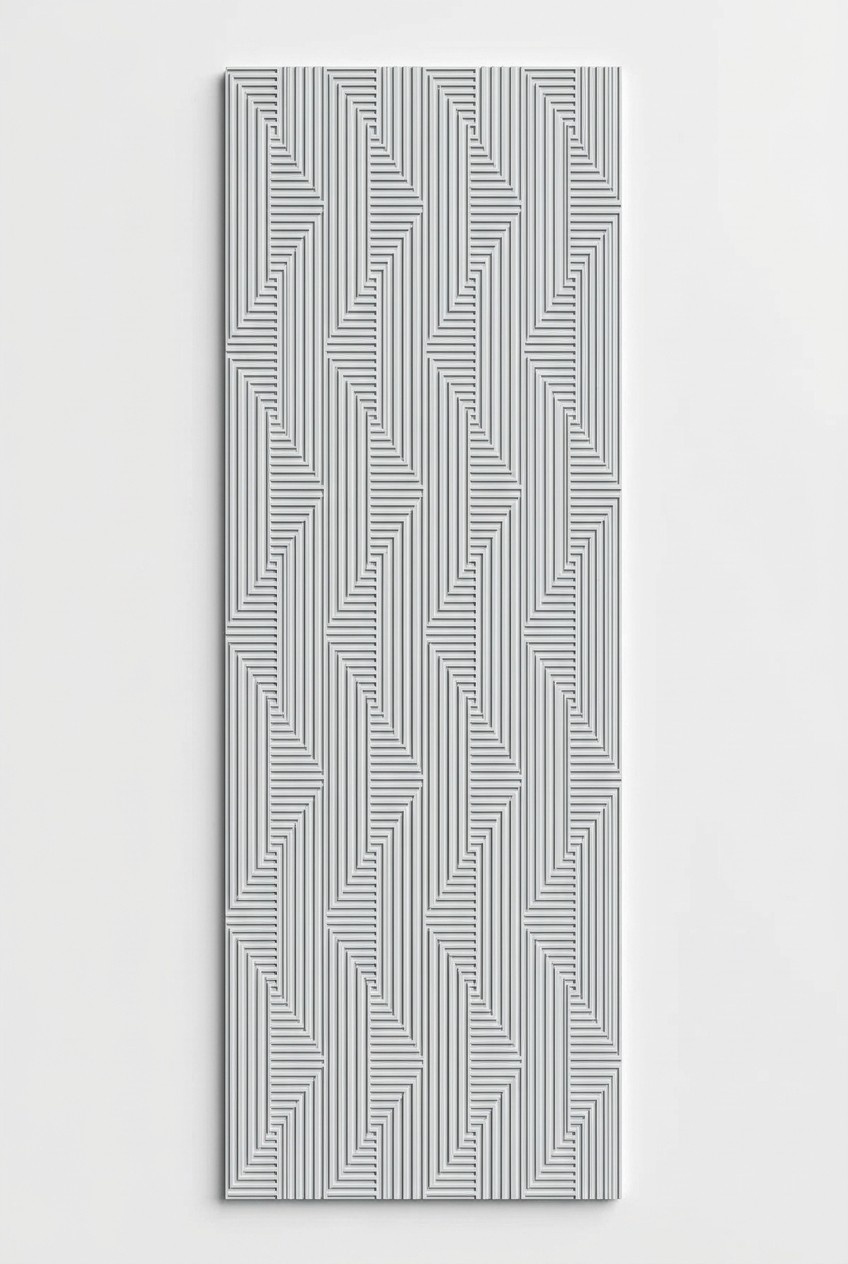 Kunstfaserteppich Teppich Geometrisches Muster Kurz Flor Unifarben Beige
