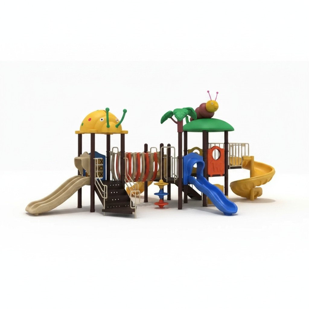 Kunststoff Spielhaus Outdoor Spielplatz großer Kinderspielplatz Turm