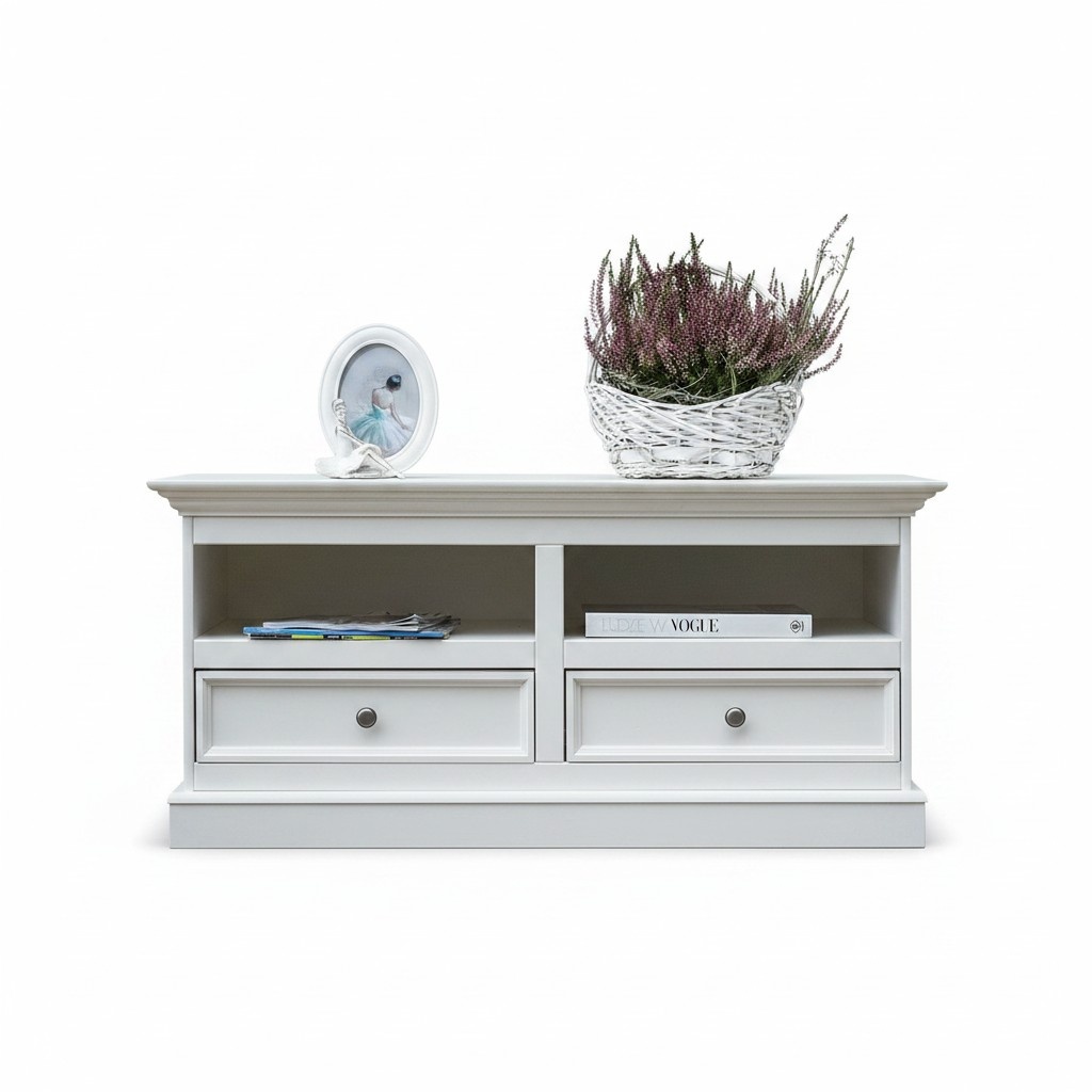 Landhaus Lowboard tv Möbel Schränke Fernsehschrank Sideboard rtv Kommode Neu
