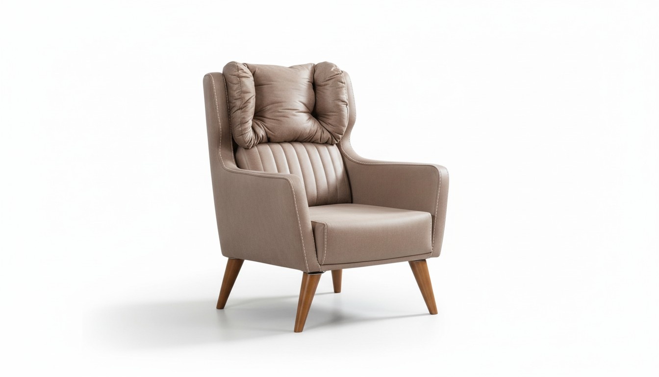 Landhaus Stil Sessel Ohrensessel Relax Fernseher Einsitzer Sofa Couch