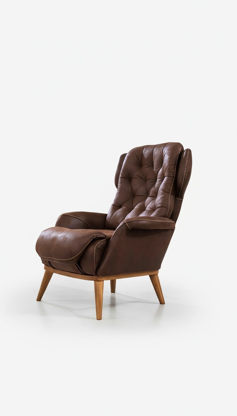 Landhaus Stil Sessel Relax Fernseher Einsitzer Sofa Couch Ohrensessel