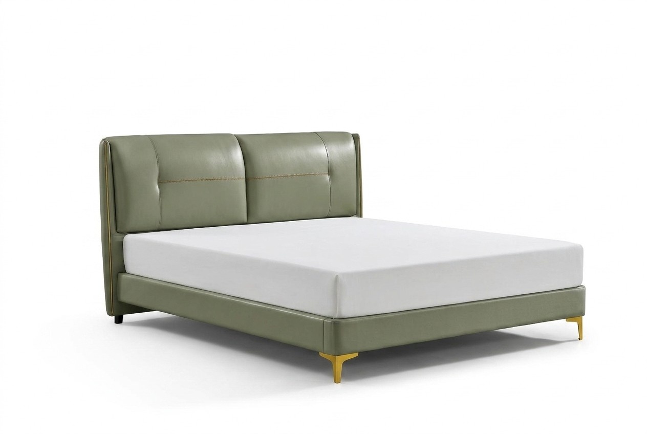 Leder Bett Polster Design Luxus Doppel Hotel Schlaf Zimmer Betten Design Luxus