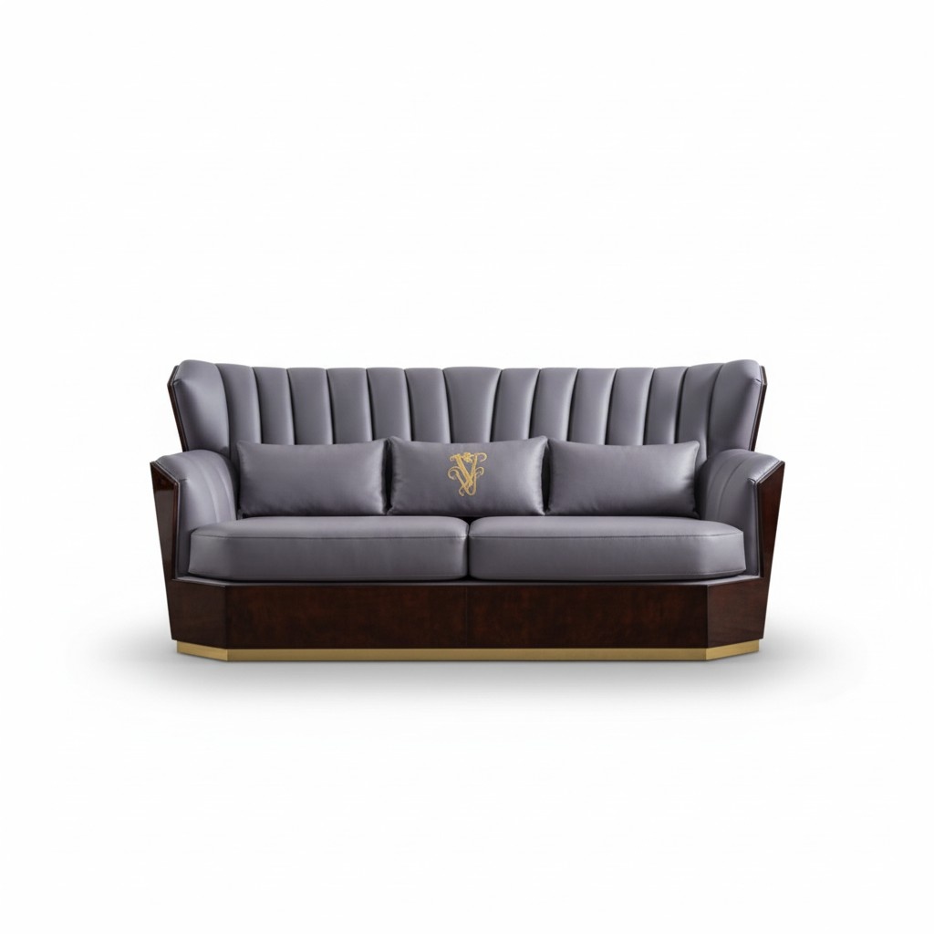 Leder Sofa 3 Sitzer Sofa Polster Sofas Design Luxus Couch Möbel Dreisitzer Neu