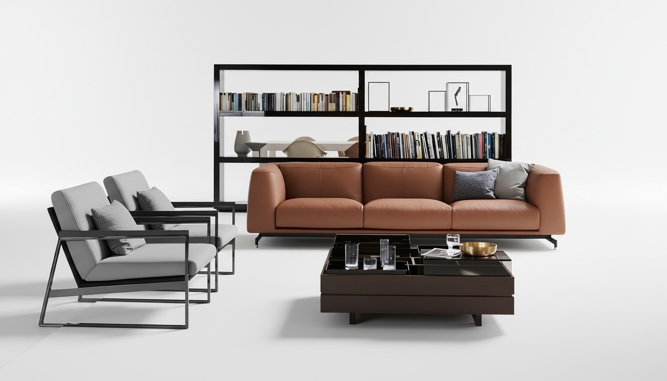 Leder Sofa Couch Polster Sitz Garnitur 3+2 Sitzer Sofas Couchen Italien Möbel