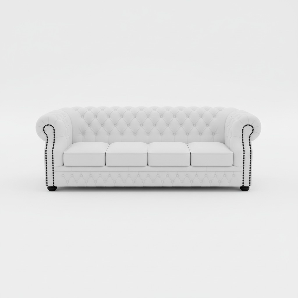 LEDERSOFA CHESTERFIELD 4-SITZER ENGLAND SOFA LEDER GARNITUR NEU DESIGN