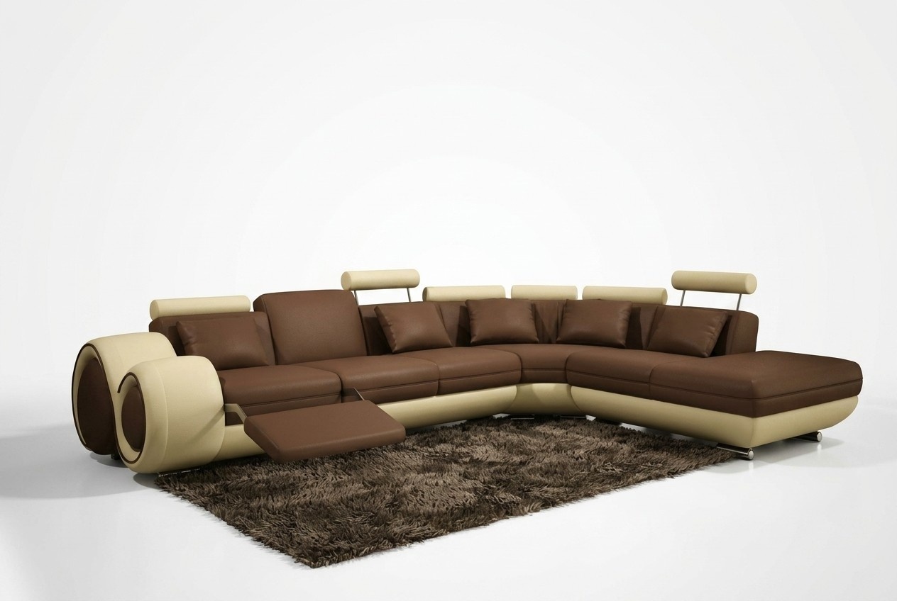 LEDERSOFA LEDERCOUCH ECKSOFA GARNITUR SOFA COUCH WOHNLANDSCHAFT Berlin V NEU