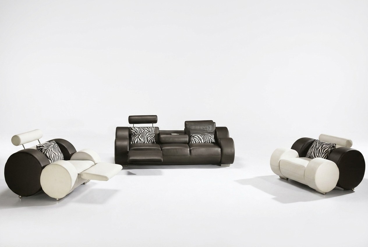 LEDERSOFA mit USB LEDER GARNITUR 3+2+1 SITZER POLSTERGARNITUR DESIGNER SOFA NEU