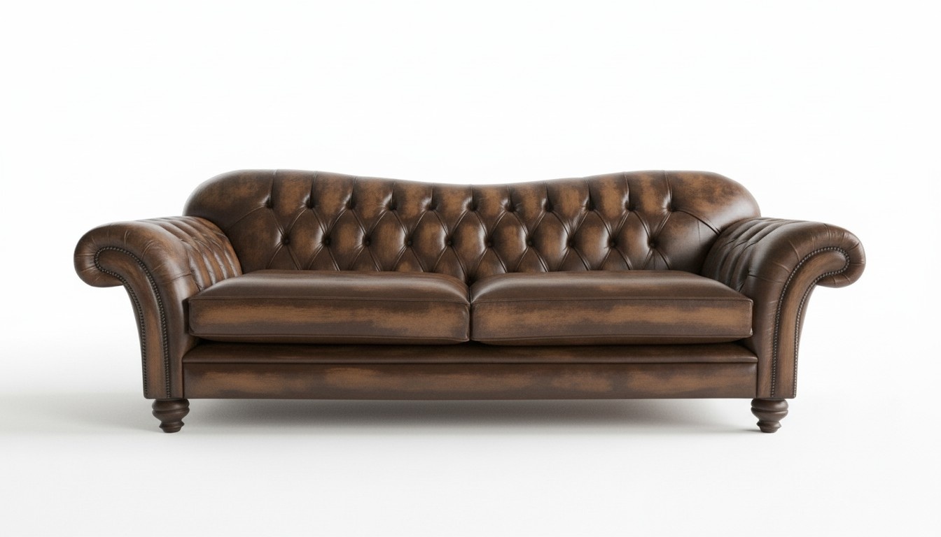 Ledersofa Sofa Couch Garnitur Sofas Couchen Chesterfield Leder Polster