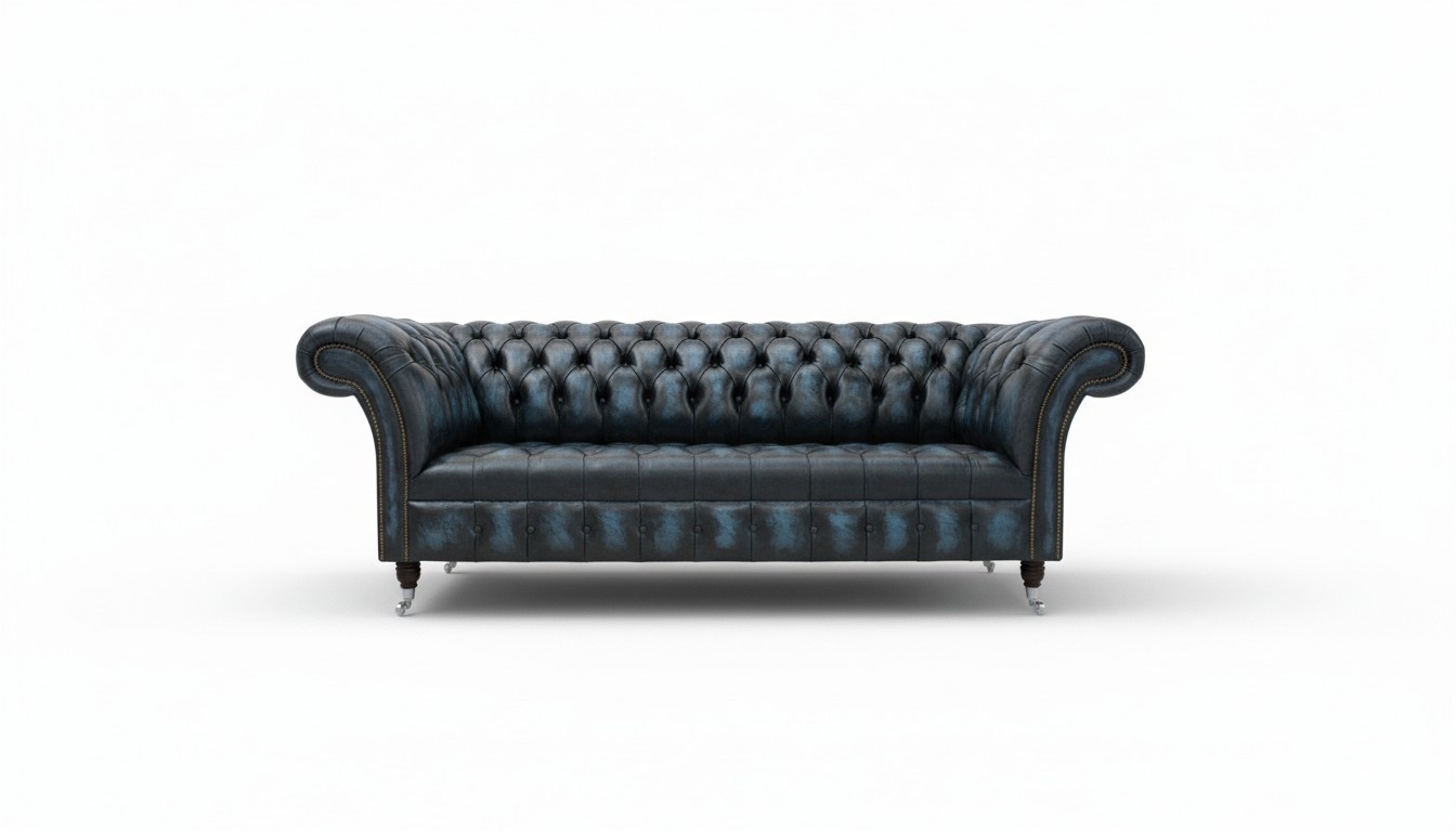 Ledersofa Sofa Couch Polster Garnitur 3 Sitzer Leder Sofas Couchen