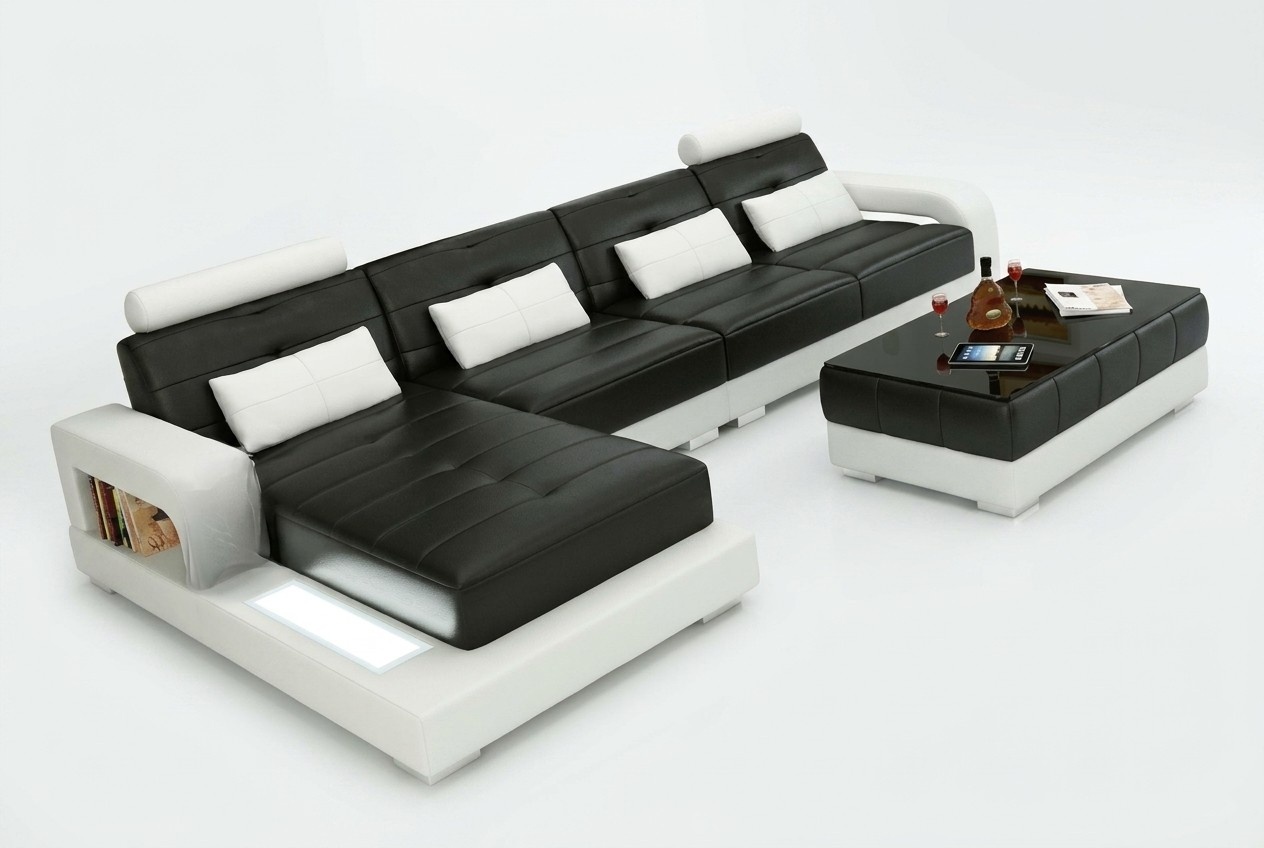 LEDERSOFA SOFA USB ECKSOFA SOFAGARNITUR DESIGN COUCH WOHNLANDSCHAFT Maßfertigung