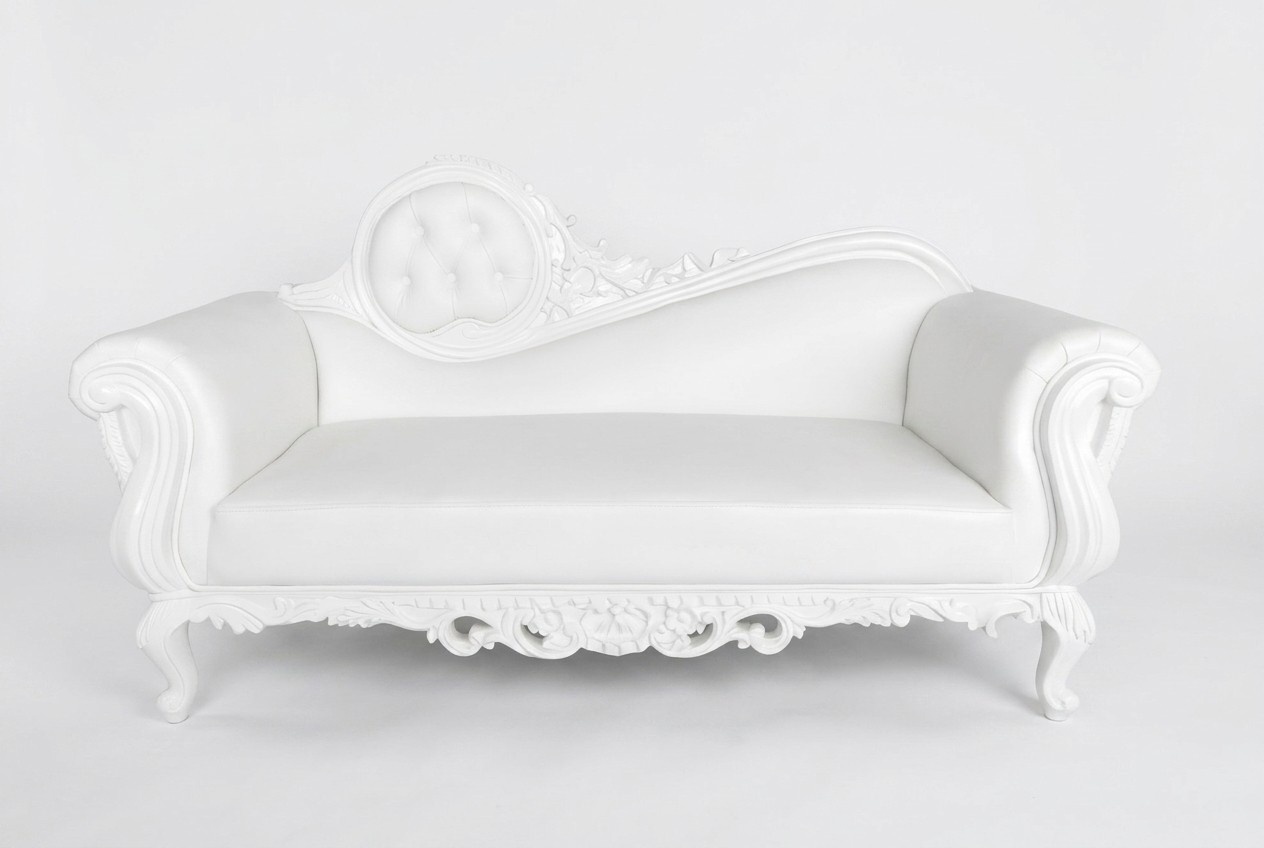 Liege Thron Chaiselongue Königlicher Polster Chesterfield Samt Antik Stil