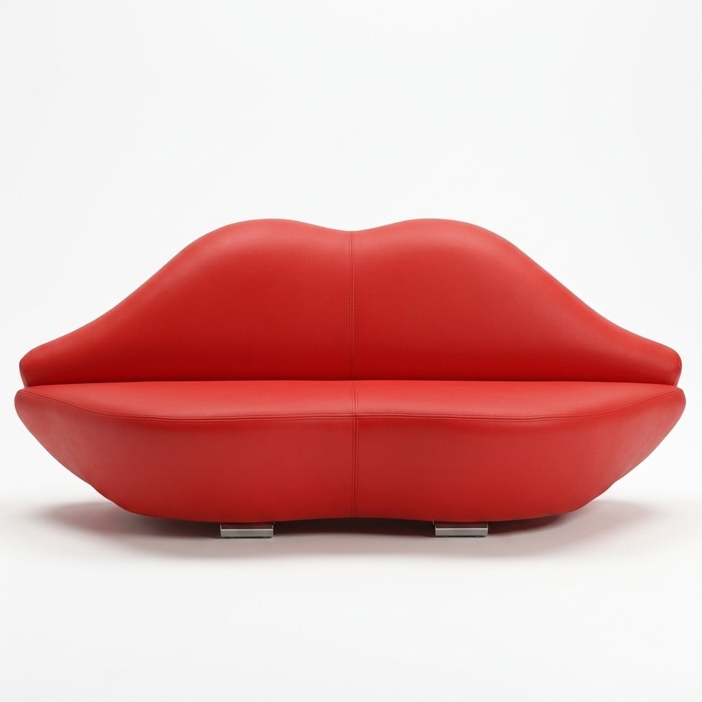 Lippen Sofa 2 Sitz Polster Modern Relax Sitz Luxus Möbel Sofas Couch Zweisitzer