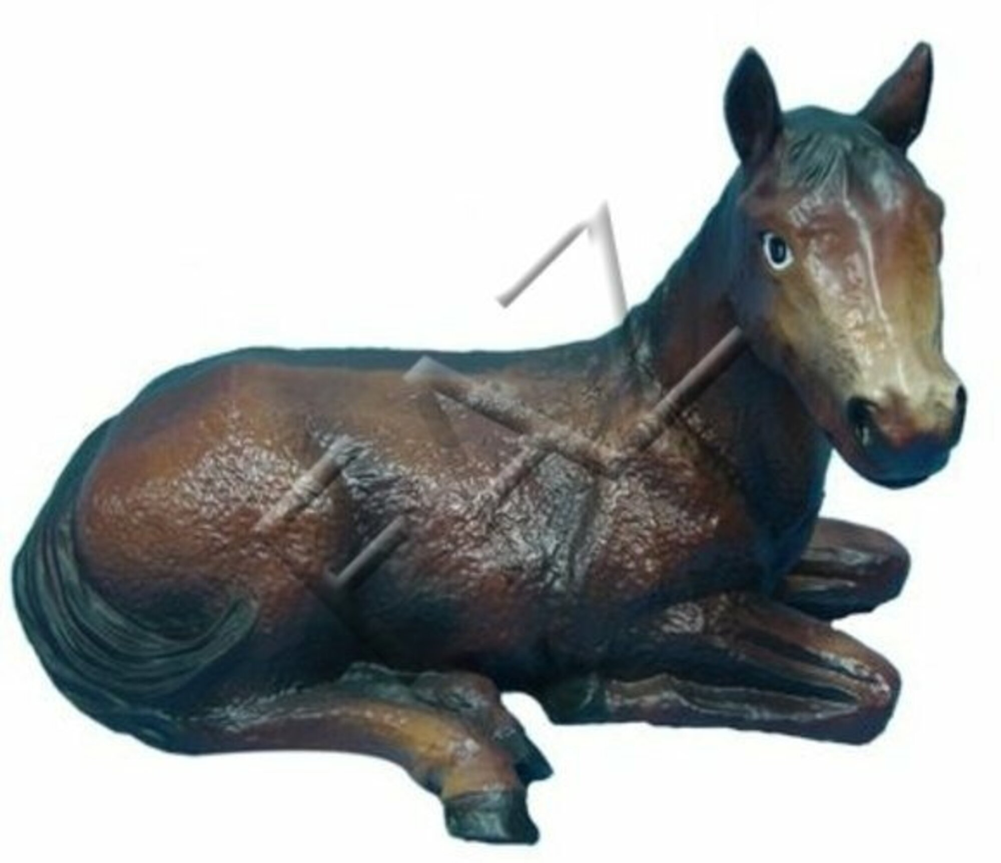 Design Pferd Figur Garten Statue Skulptur Figuren Skulpturen Dekoration
