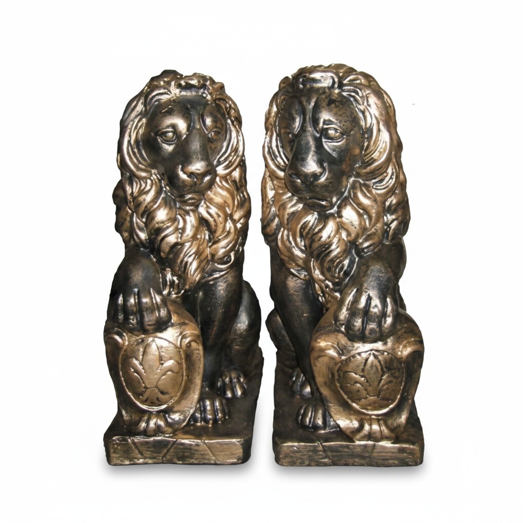 Löwe Deko Figur Statue Skulptur 60cm Figuren Statuen Skulpturen Dekoration