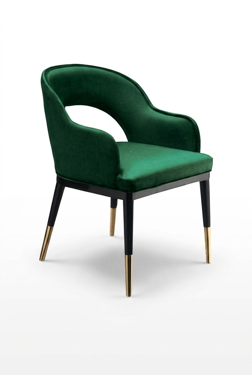 Lounge Lehnstuhl Design Stuhl Stoff Stühle Lehnstuhl Polster Sessel Esszimmer