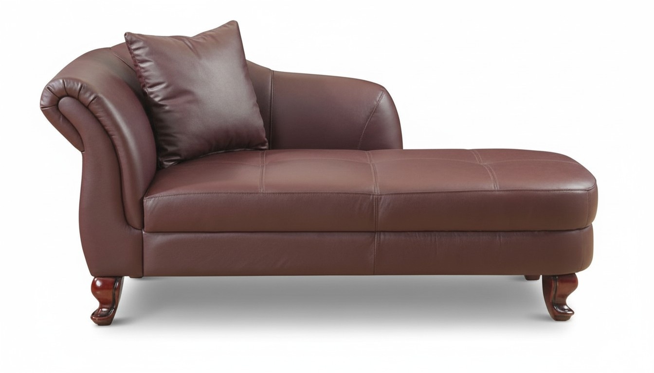 Lounge Liege Ottomane Polster Sofa Büro Relax Leder Chaiselongues Neu 1672