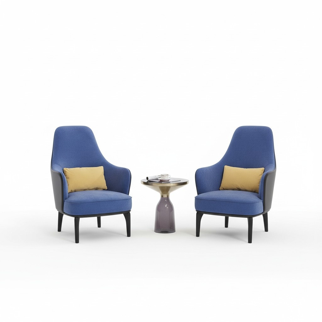 Lounge Luxus Fernseh Club Polster Sitzer Sessel Design Couch Sofa Relax Stoff